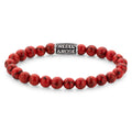 Rebel & Rose Red Delight Vintage armband 8 mm - rood