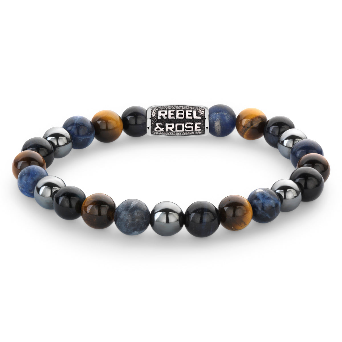 Rebel & Rose Blue Rain Vintage armband 8 mm