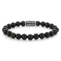 Rebel & Rose Black Velvet Vintage kralenarmband