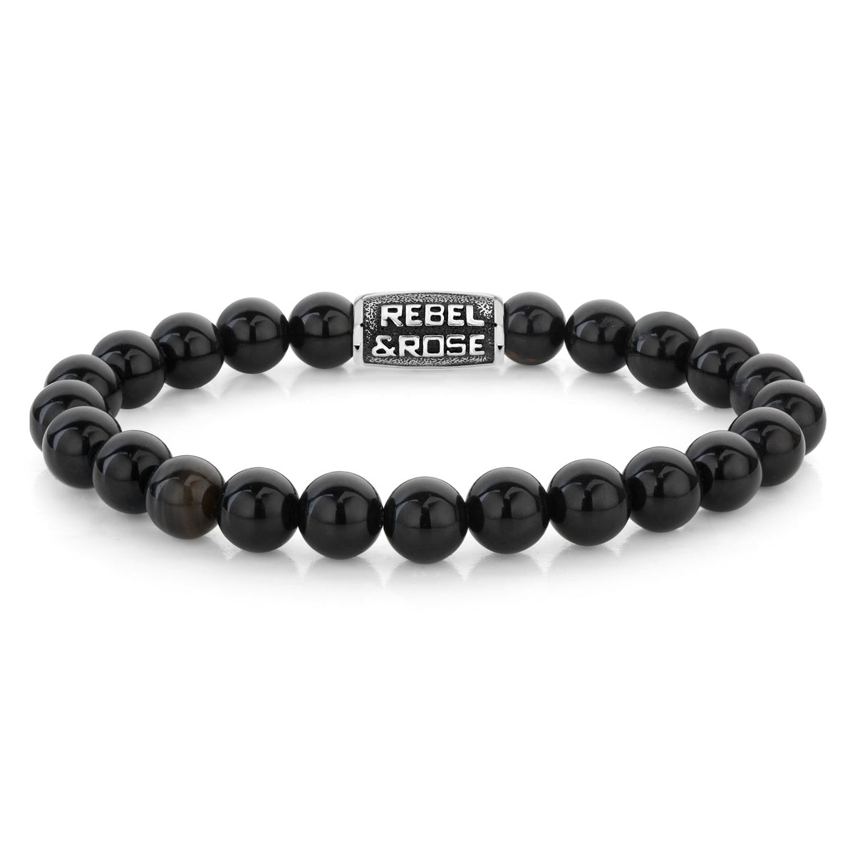 Rebel & Rose Black Velvet Vintage kralenarmband