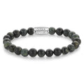 Rebel & Rose Green Rocks armband 8 mm - groen