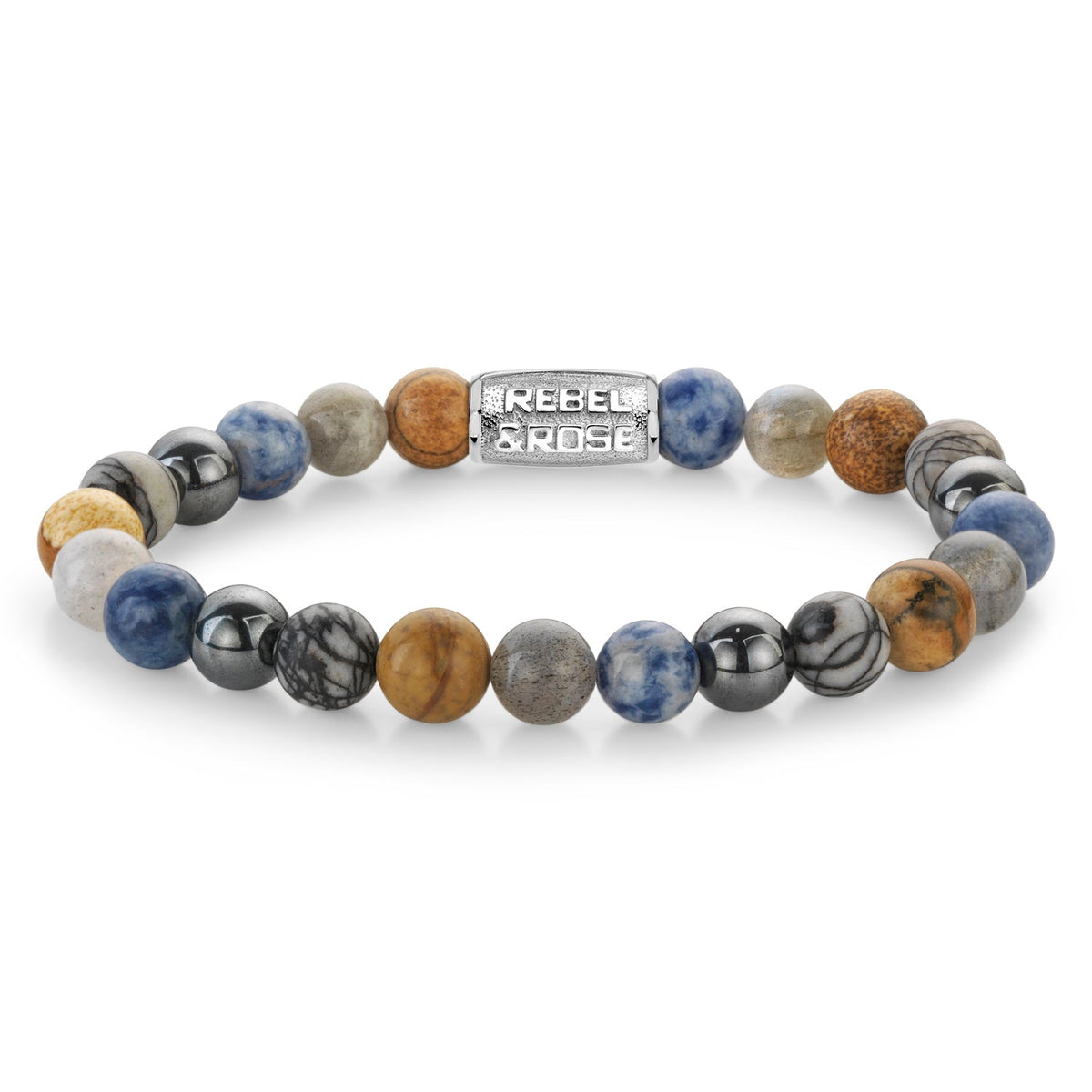 Rebel & Rose Sunny Days armband 8 mm - multicolor