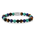 Rebel & Rose Mix Turquoise armband 8 mm - multicolor