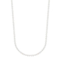 Rebel & Rose Necklace Pearl Gem gold-coloured 4 mm (40cm) ketting 4 mm - wit
