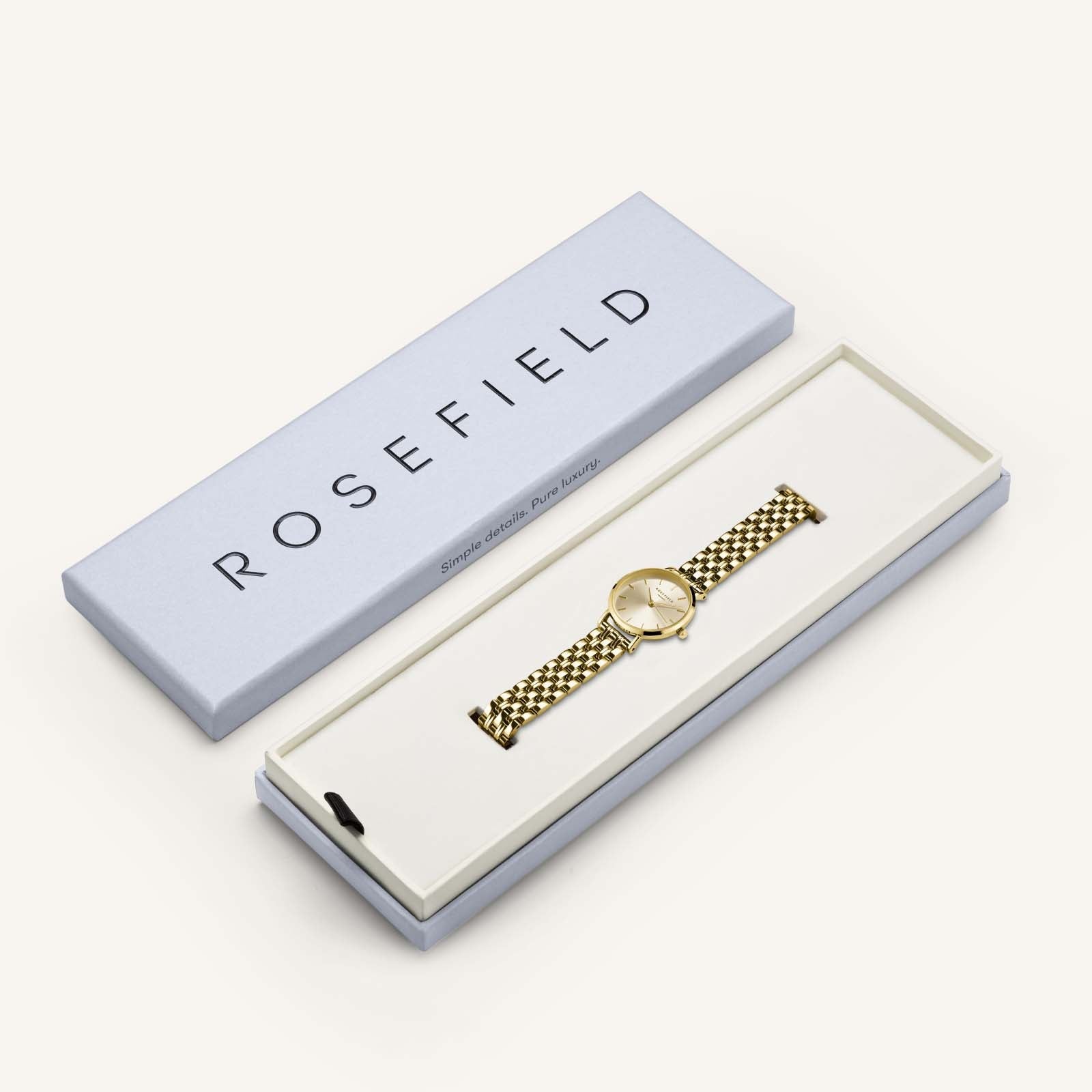 Rosefield Small Edit horloge SCGSG-S05 packaging