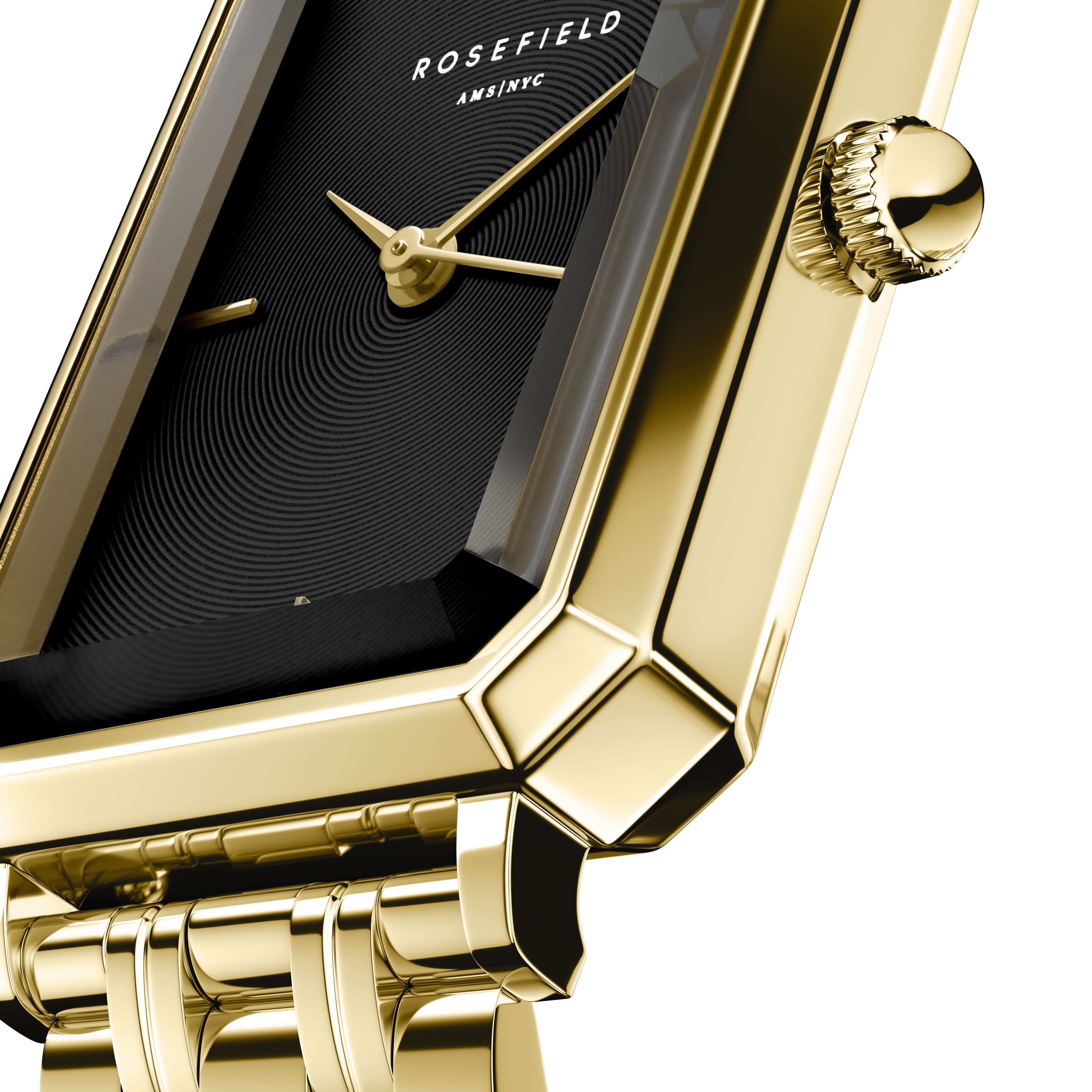 Rosefield Octagon XS horloge OBGSG-O61 detail