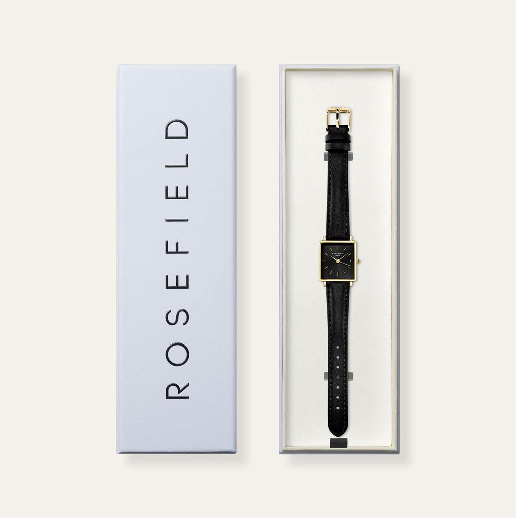 Rosefield Boxy XS horloge QBBLG-Q53 M03 shadow