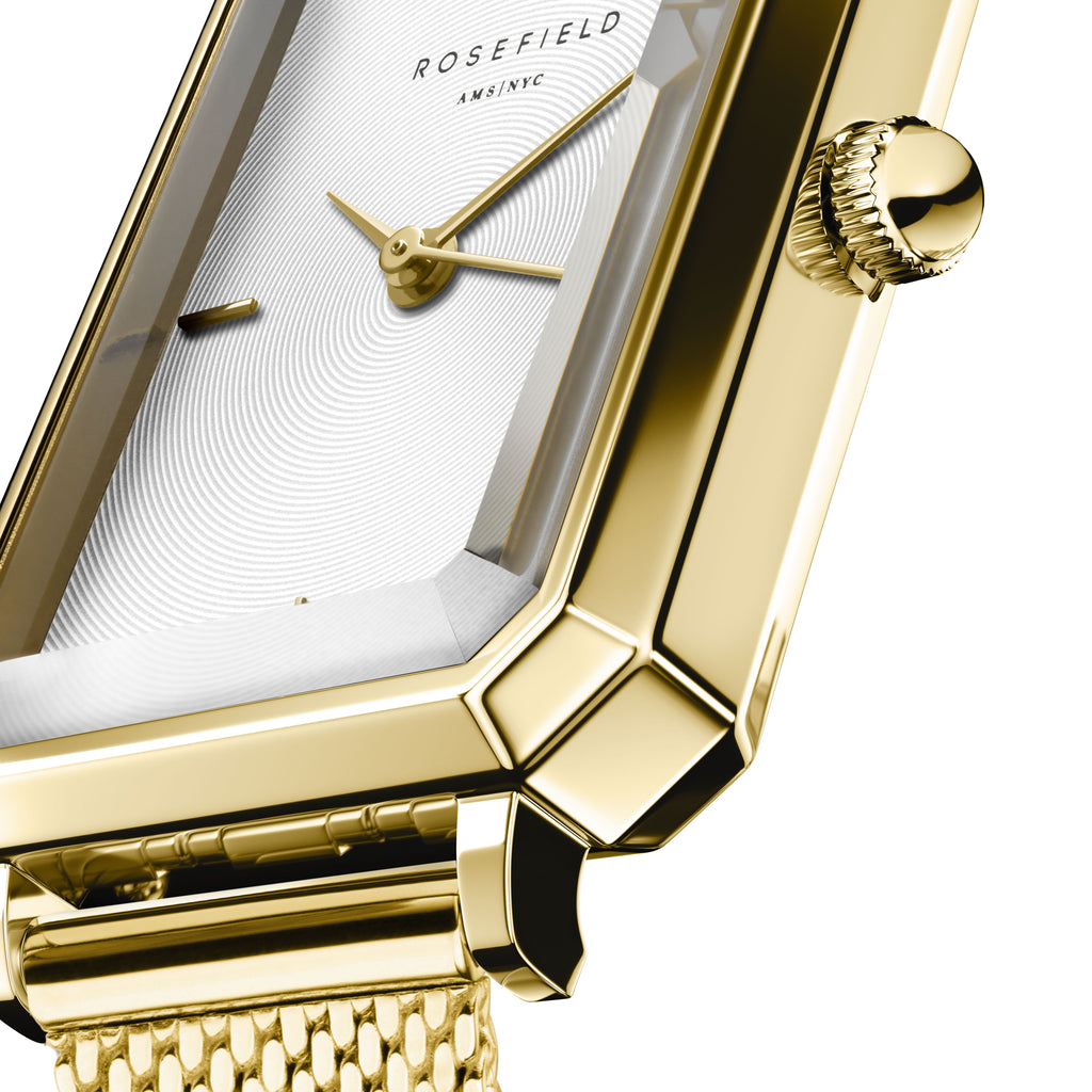 Rosefield Octagon XS horloge OWGMG-O73 detail