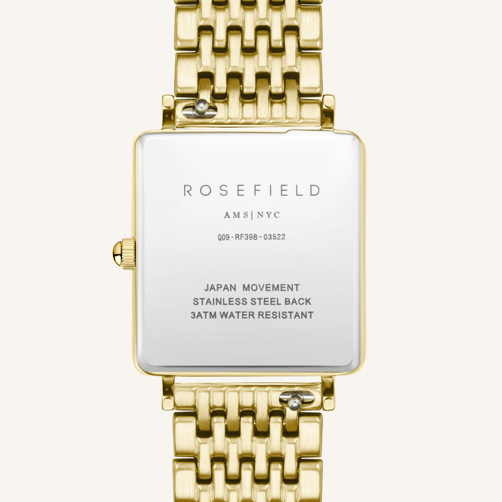 Rosefield Boxy horloge QWSG-Q09 achterkant