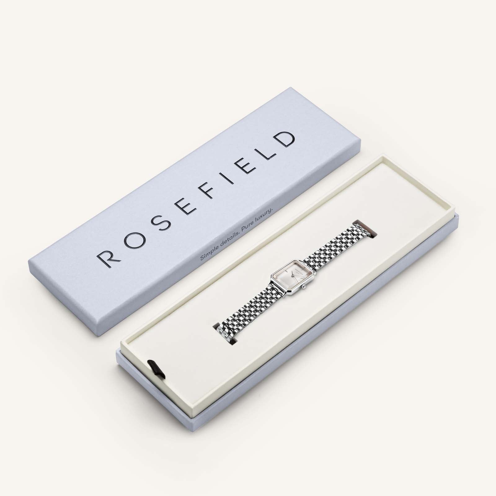 Rosefield Octagon XS horloge OWGSS-O63 box