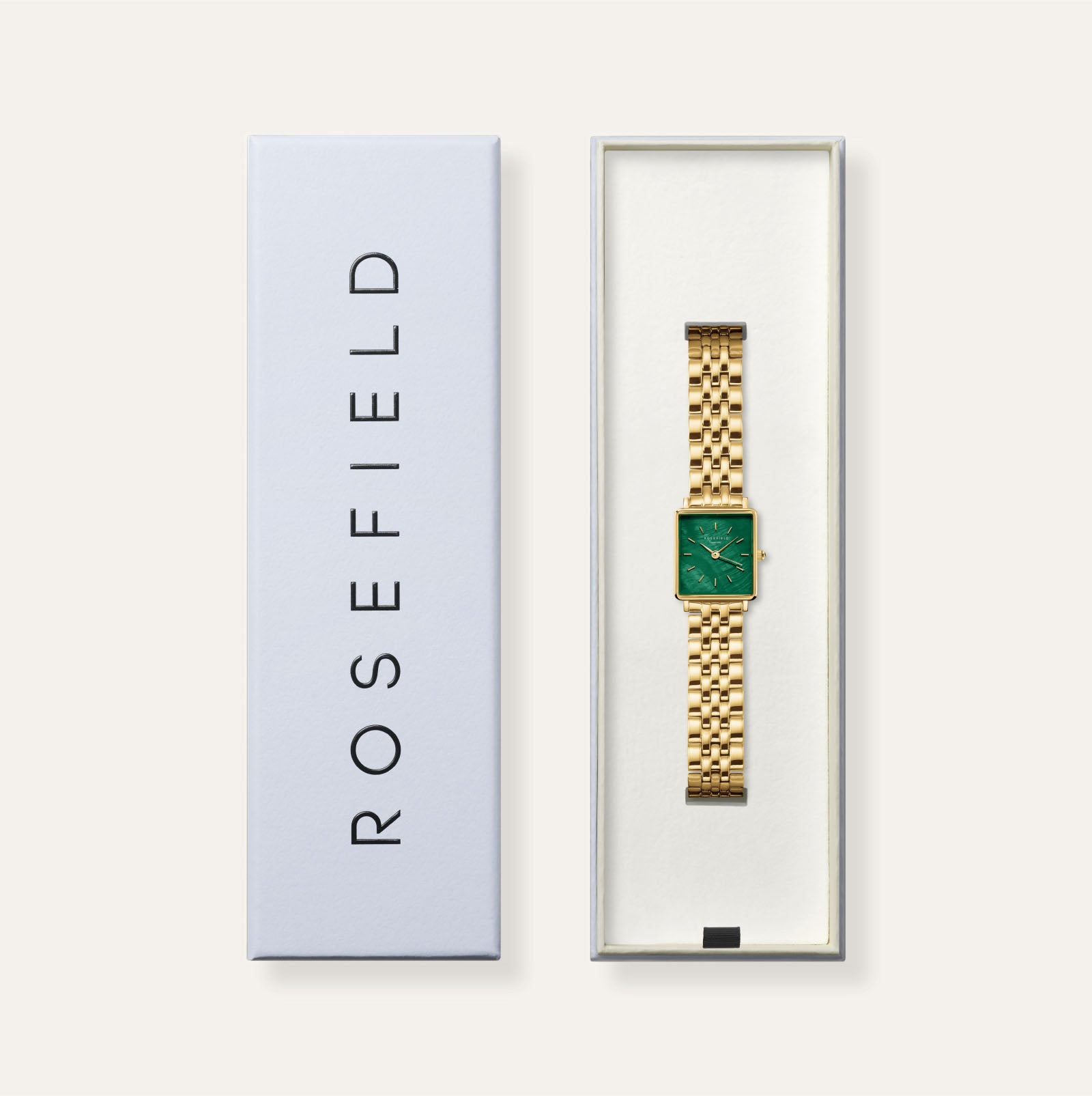Rosefield Boxy XS horloge BEGSG-Q050 verpakking schaduw