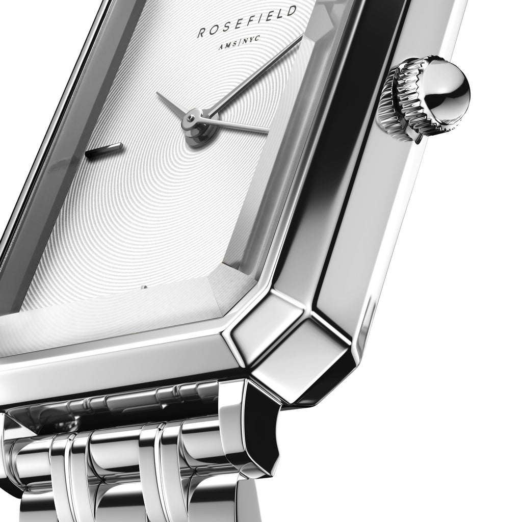 Rosefield Octagon XS horloge OWGSS-O63 detail