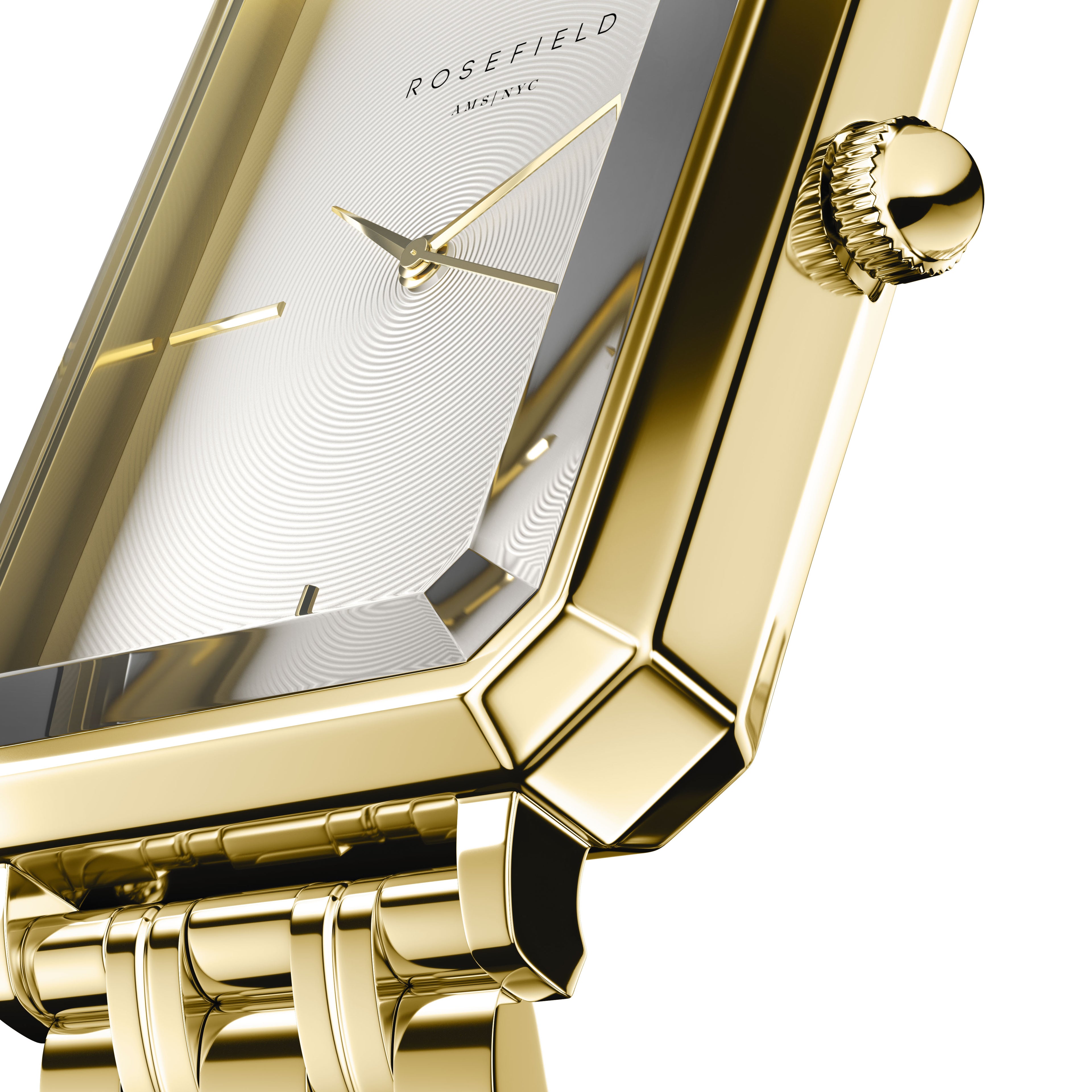 Rosefield Octagon horloge OCWSG-O40 detail
