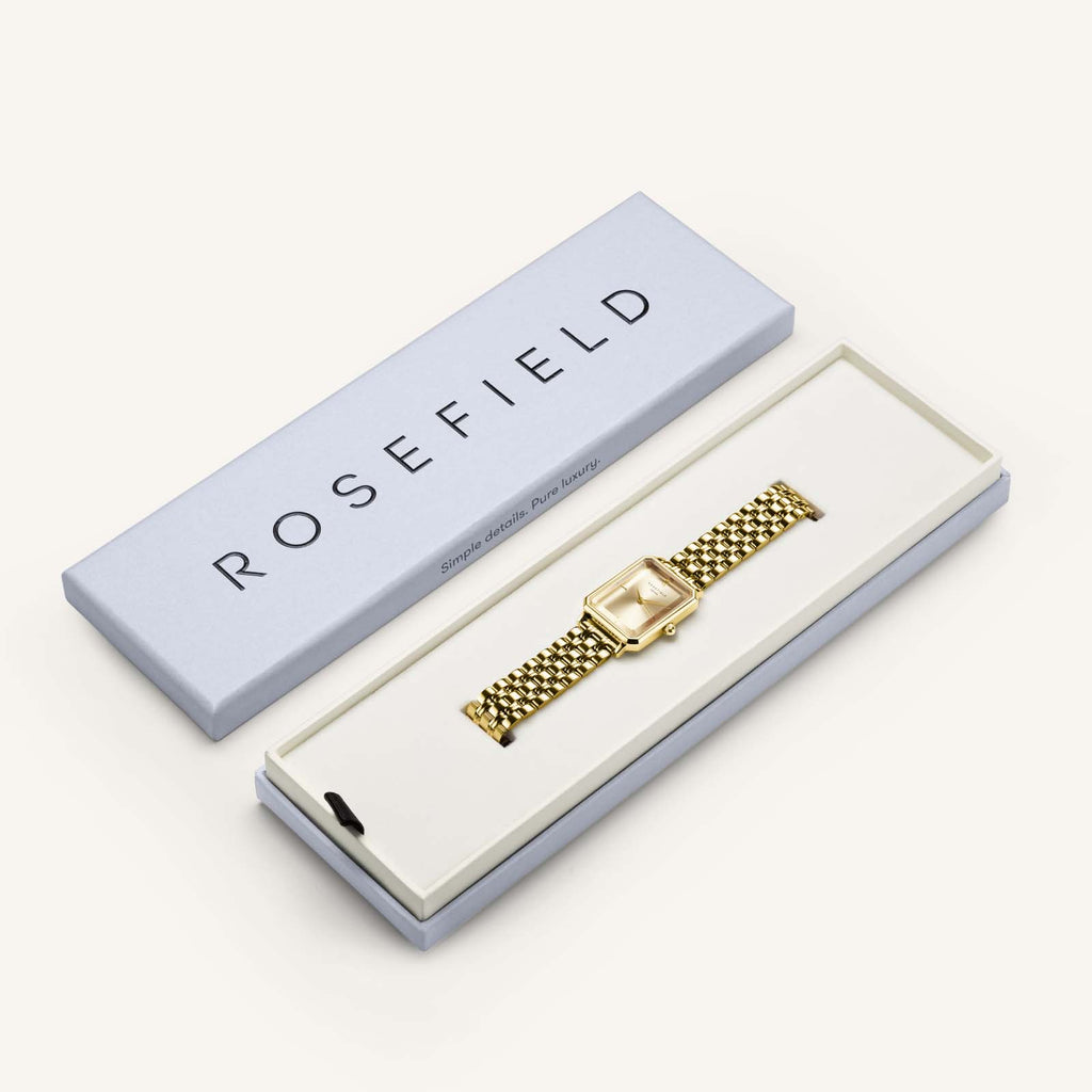 Rosefield Octagon horloge OCGSG-O65 verpakking