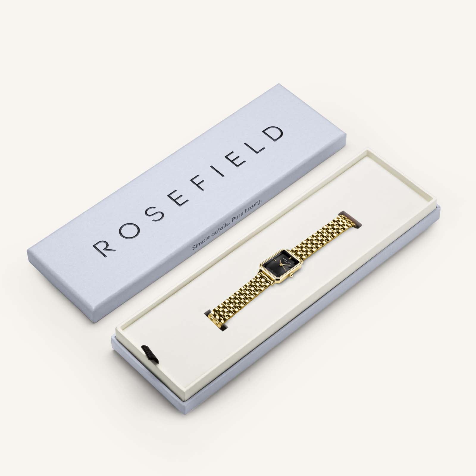 Rosefield Octagon XS horloge OBGSG-O61 verpakking