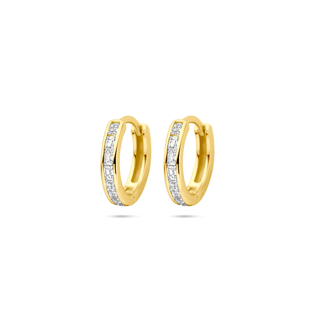 Klapoorringen zirkonia 12 mm 1 micron