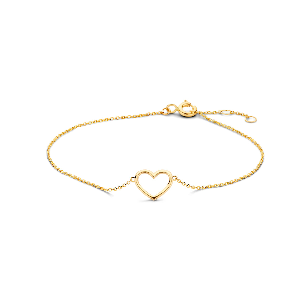 Armband hart 16 - 17 - 18 cm