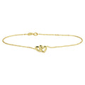 Armband hartjes 16 - 18 cm