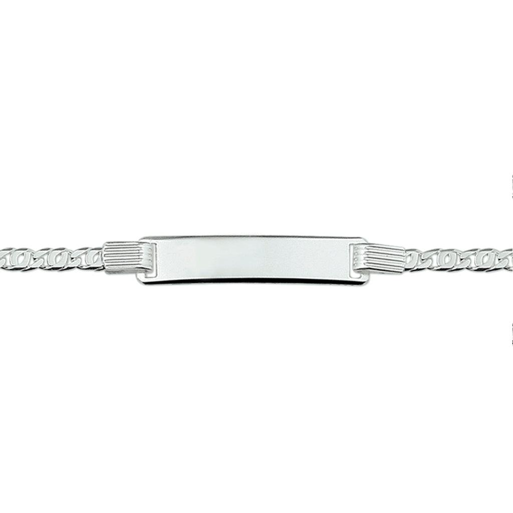 Graveerarmband valkenoog plaat 6.0 mm