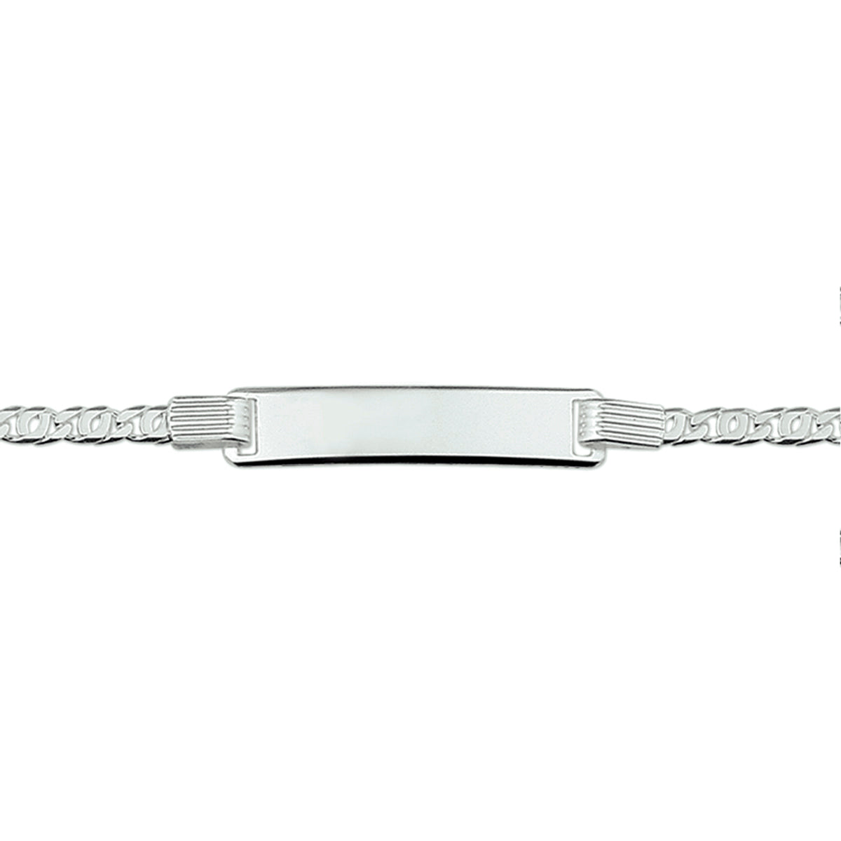 Graveerarmband valkenoog plaat 6.0 mm