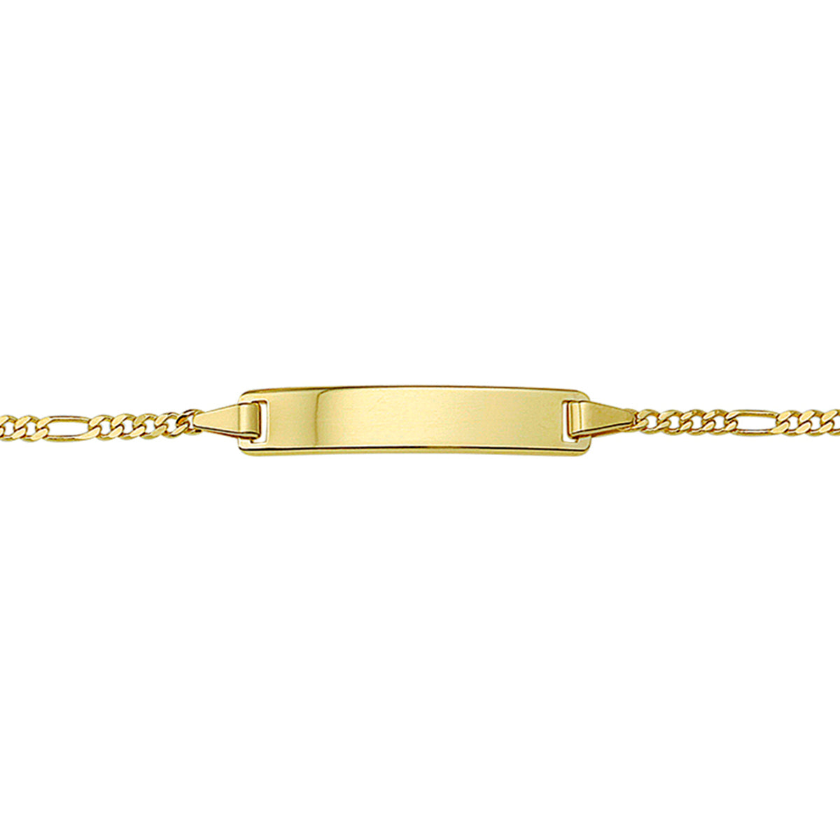 Graveerarmband figaro 5.0 mm