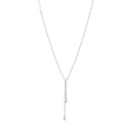 Y-collier zirkonia 41 + 4 cm