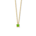 Collier met geboortesteen 40 - 42 - 44 cm