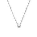 Collier met geboortesteen zirkonia 41 + 4 cm