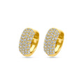 Klapoorringen zirkonia 15.5 mm 1 micron