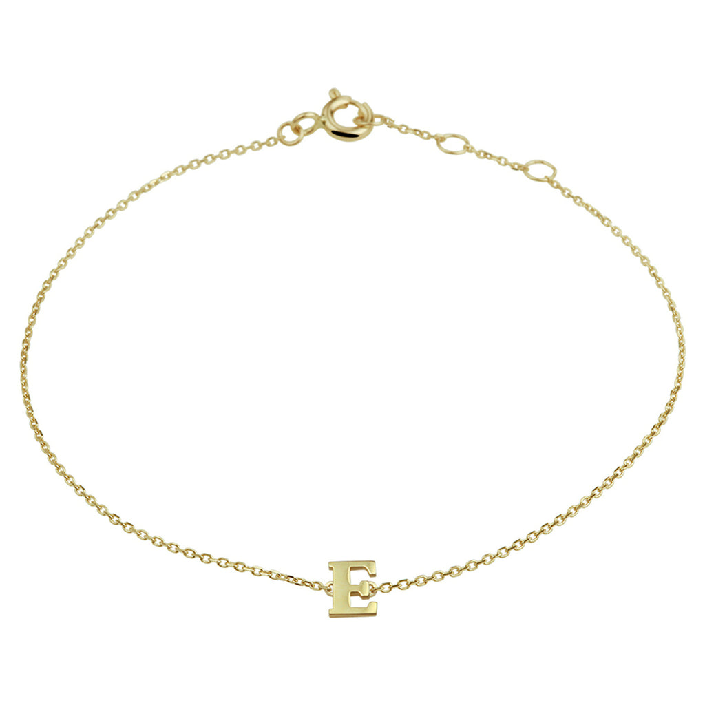 Armband letter 16.5 - 17.5 - 18.5 cm