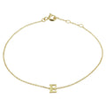 Armband letter 16.5 - 17.5 - 18.5 cm