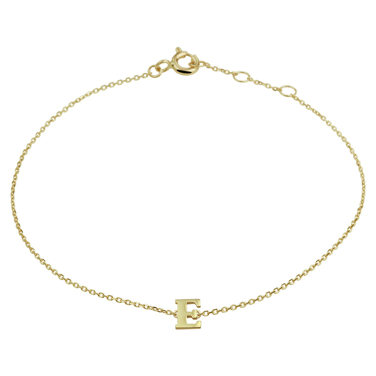 Armband letter 16.5 - 17.5 - 18.5 cm