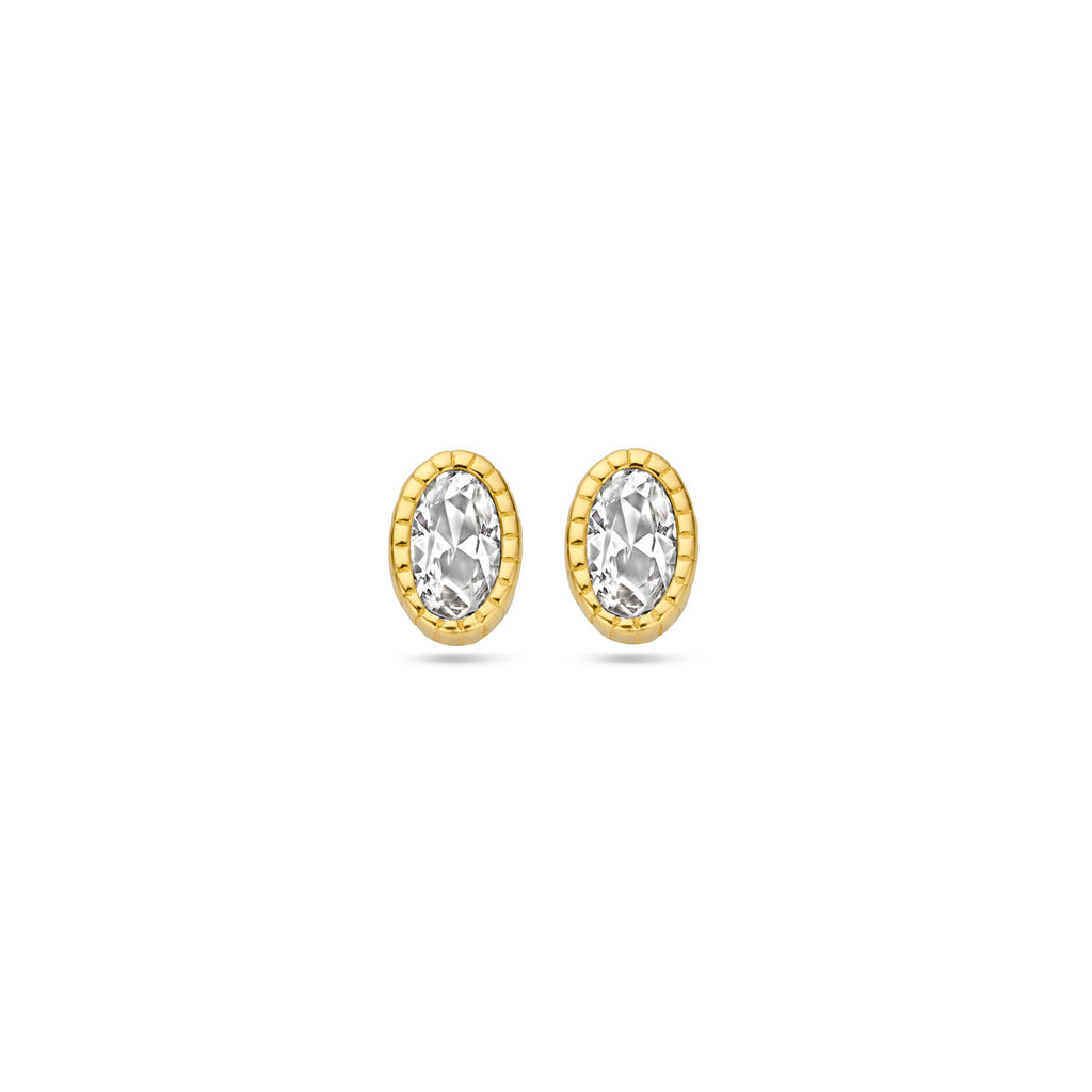 Oorknoppen zirkonia 6 mm