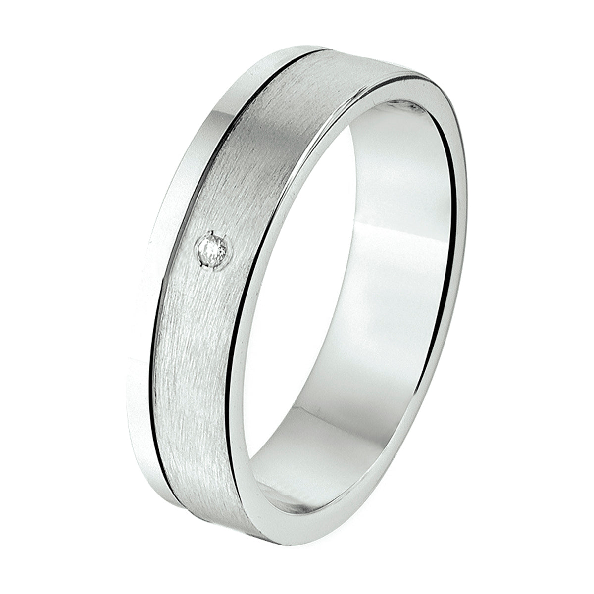 Ring a306 - 5 mm - 0.01ct h si