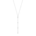 Y-collier zirkonia 41 + 4 cm