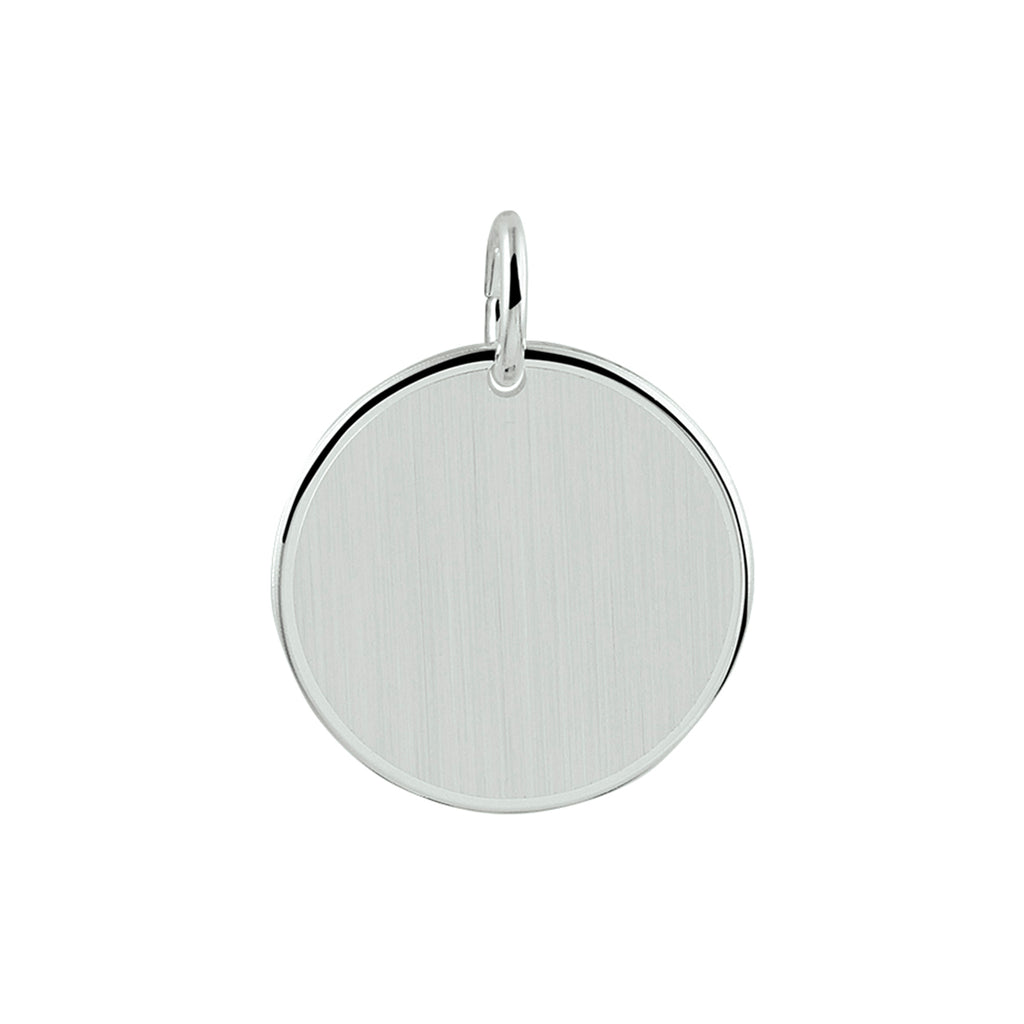 Graveerhanger rond unisex