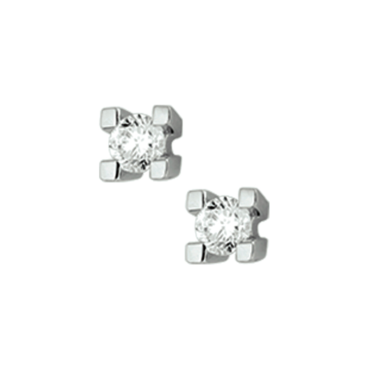 Oorknoppen diamant 0.30ct (2x0.15ct) h si
