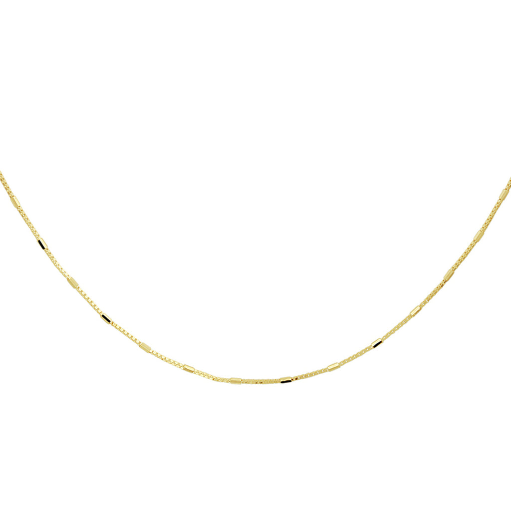 collier venetiaans en staafjes 0.9 mm 45 cm