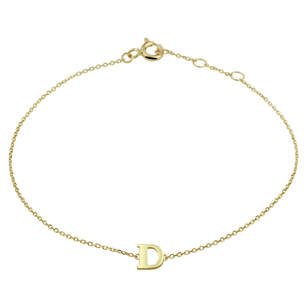Armband letter 16.5 - 17.5 - 18.5 cm