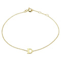 Armband letter 16.5 - 17.5 - 18.5 cm