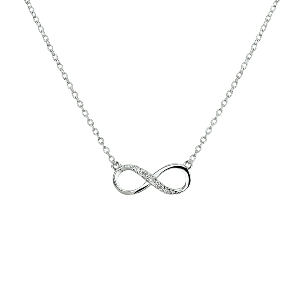 Collier infinity zirkonia 36 + 4 cm