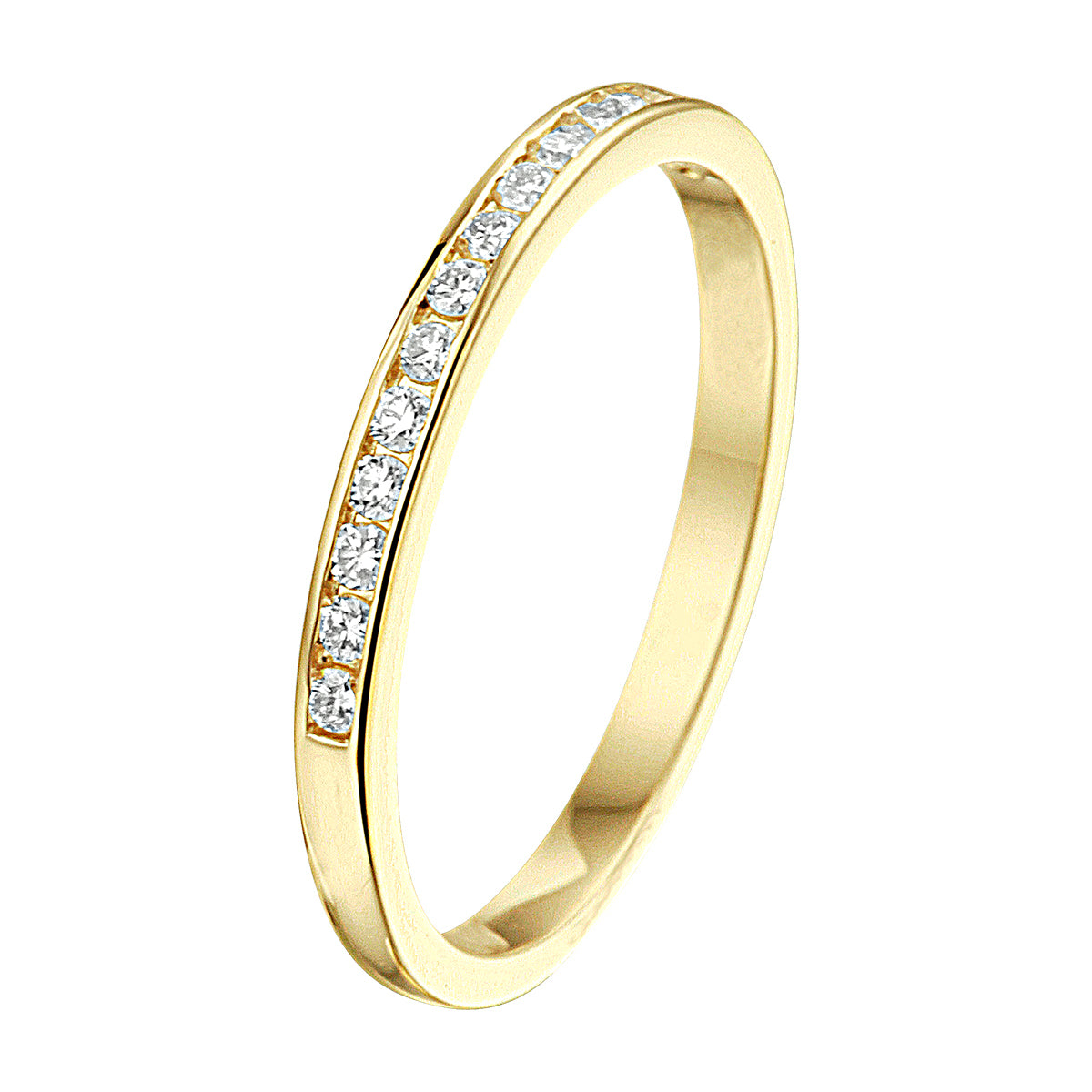 Ring diamant 0.15ct h si