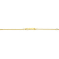 Graveerarmband hart plaat 5.0 mm