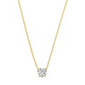 Collier hart zirkonia 41 - 43 - 45 cm