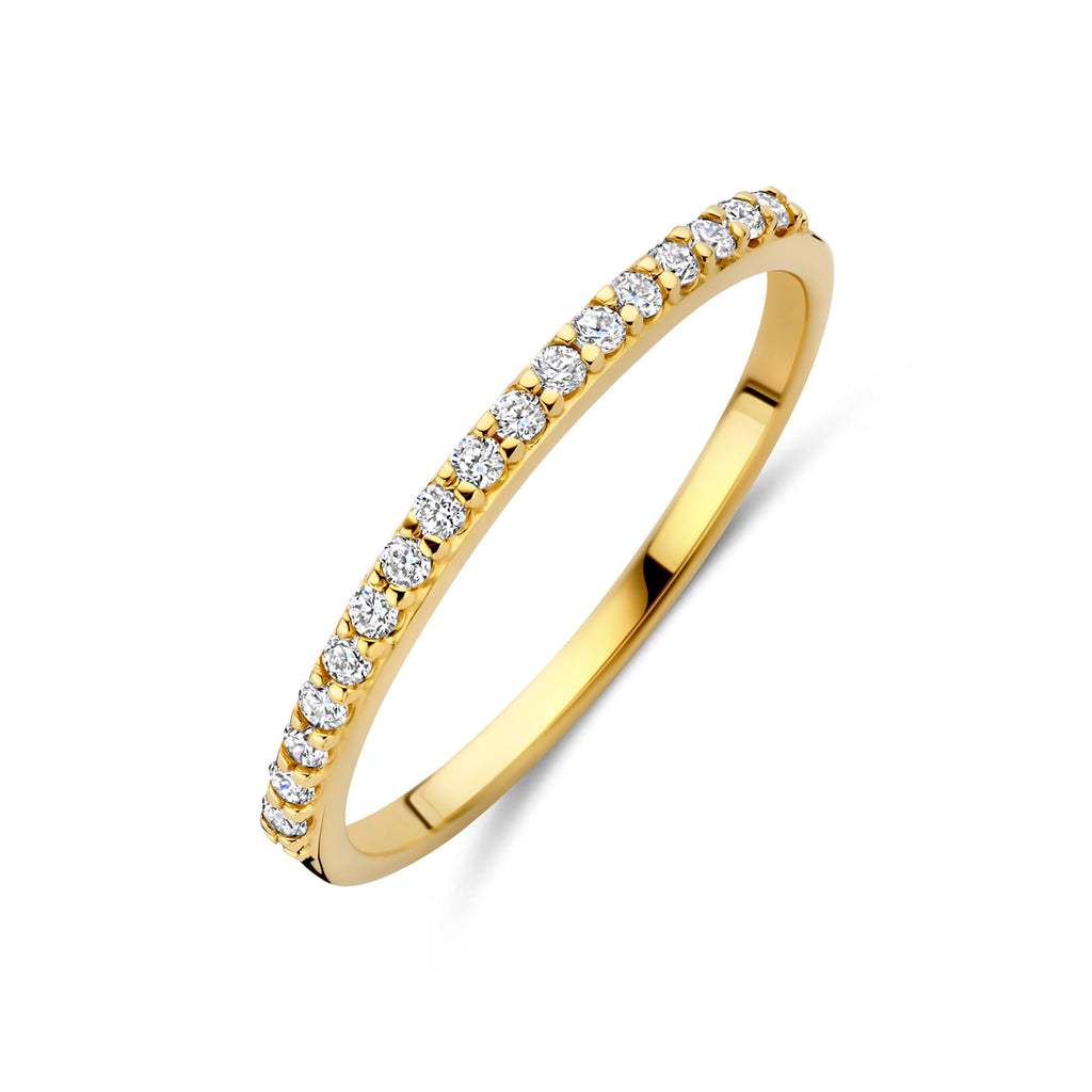 Ring lab grown diamant 0.17ct g vs