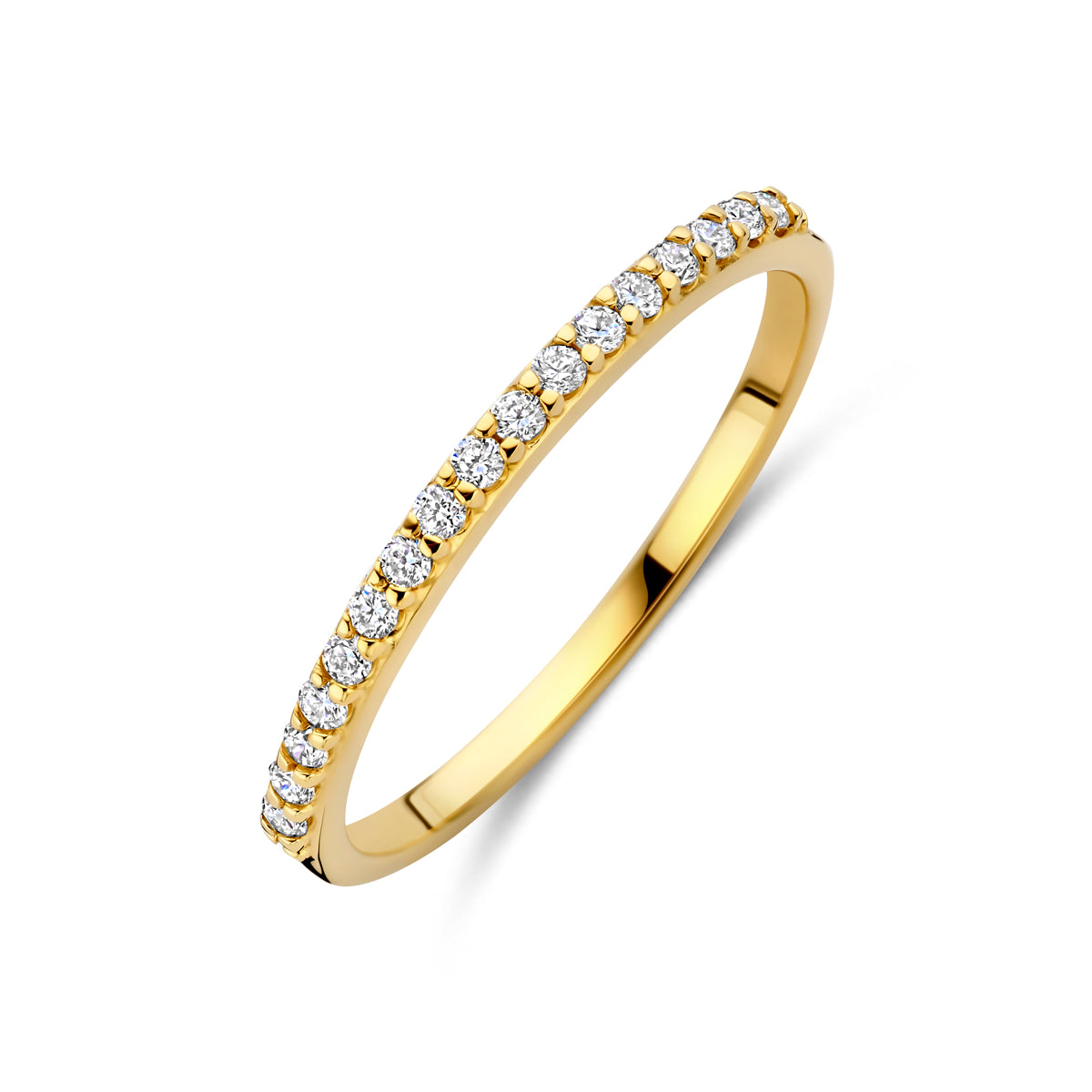 Ring lab grown diamant 0.17ct g vs