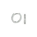 Klapoorringen diamant 0.10ct (2x0.05ct) g si
