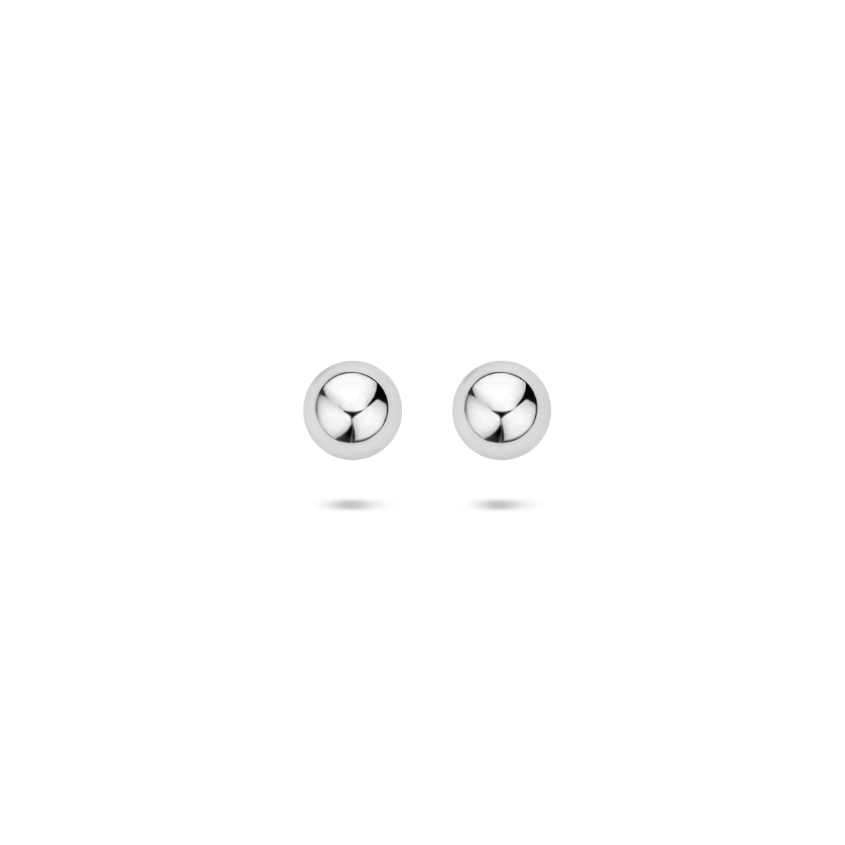 Zilver gerhodineerd oorknoppen