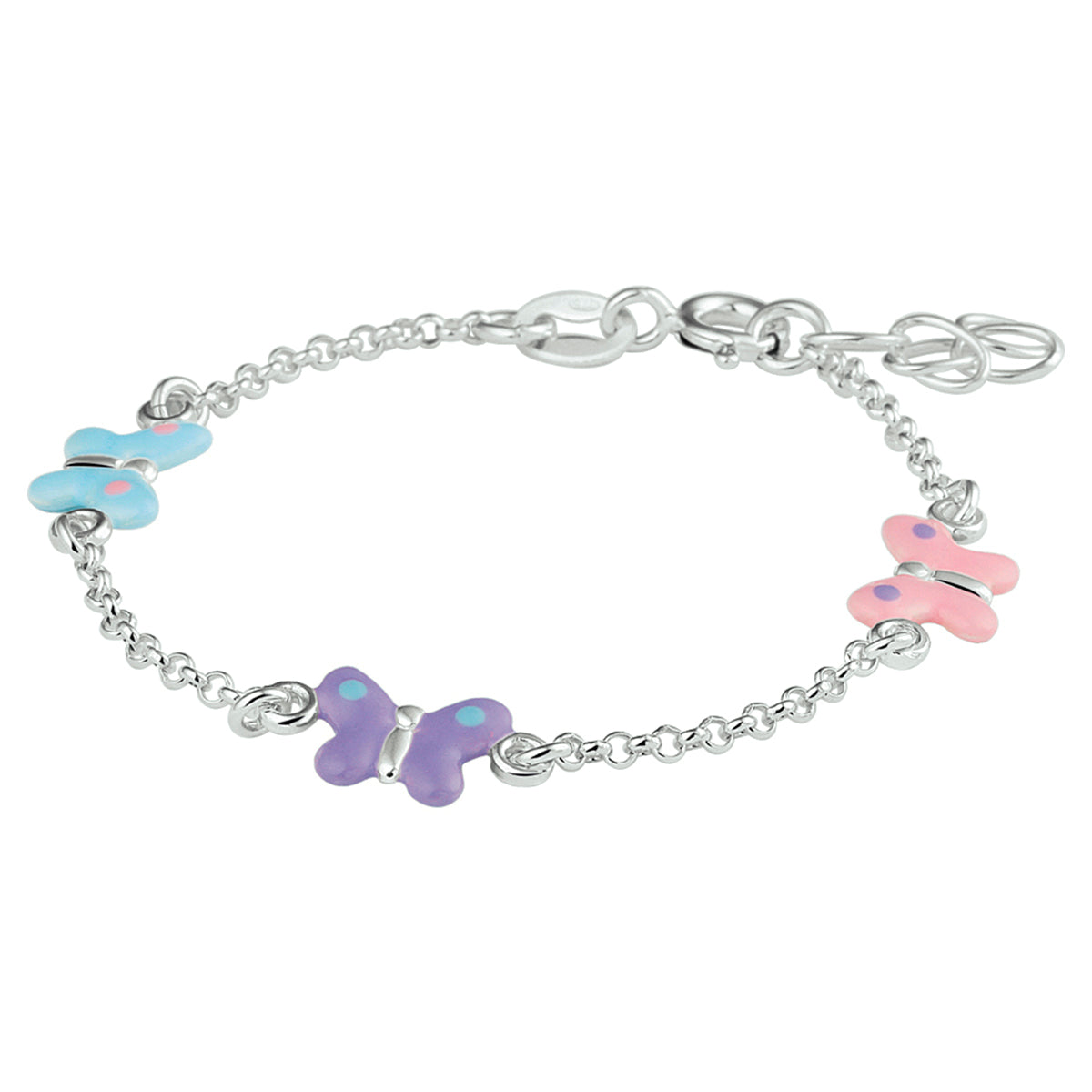 Armband vlinder 1.7 mm 13 + 2 cm