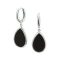 Klapoorringen onyx